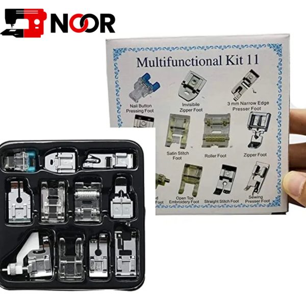 Foot Presser Accessories  Handle Sewing Machines Multi functional sewing machine presser foot(11pcs)