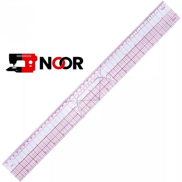High Quality 45cm/17inch Clear Scale Soft Plastic Straight Ruler