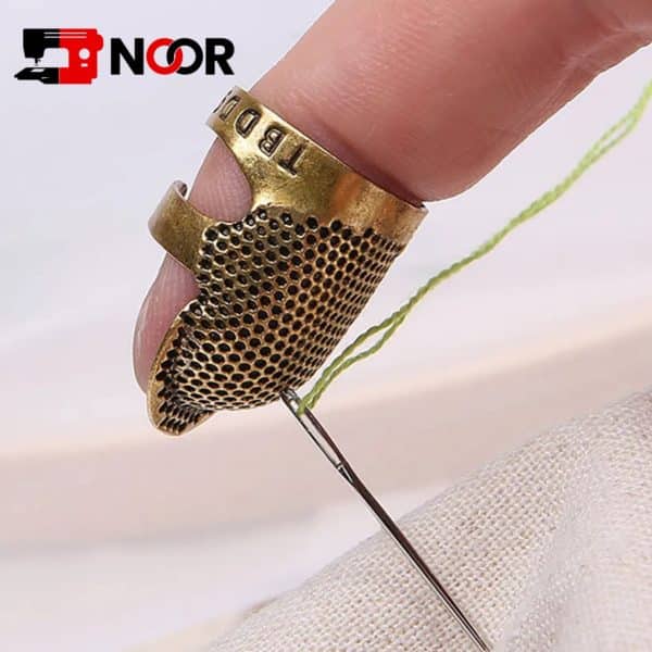 【Upgrade Your Style】 Finger Protector Thimble Metal Sewing Accessories Handworking Tools Qingyue